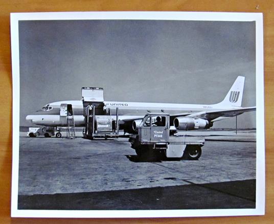 FOTO Archivio con timbro - AEREO UNITED AIR LINES - Anni '70/'90 - RARA - copertina