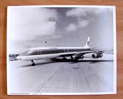 FOTO Archivio AEREO DC-8 UNITED AIR LINES - copertina