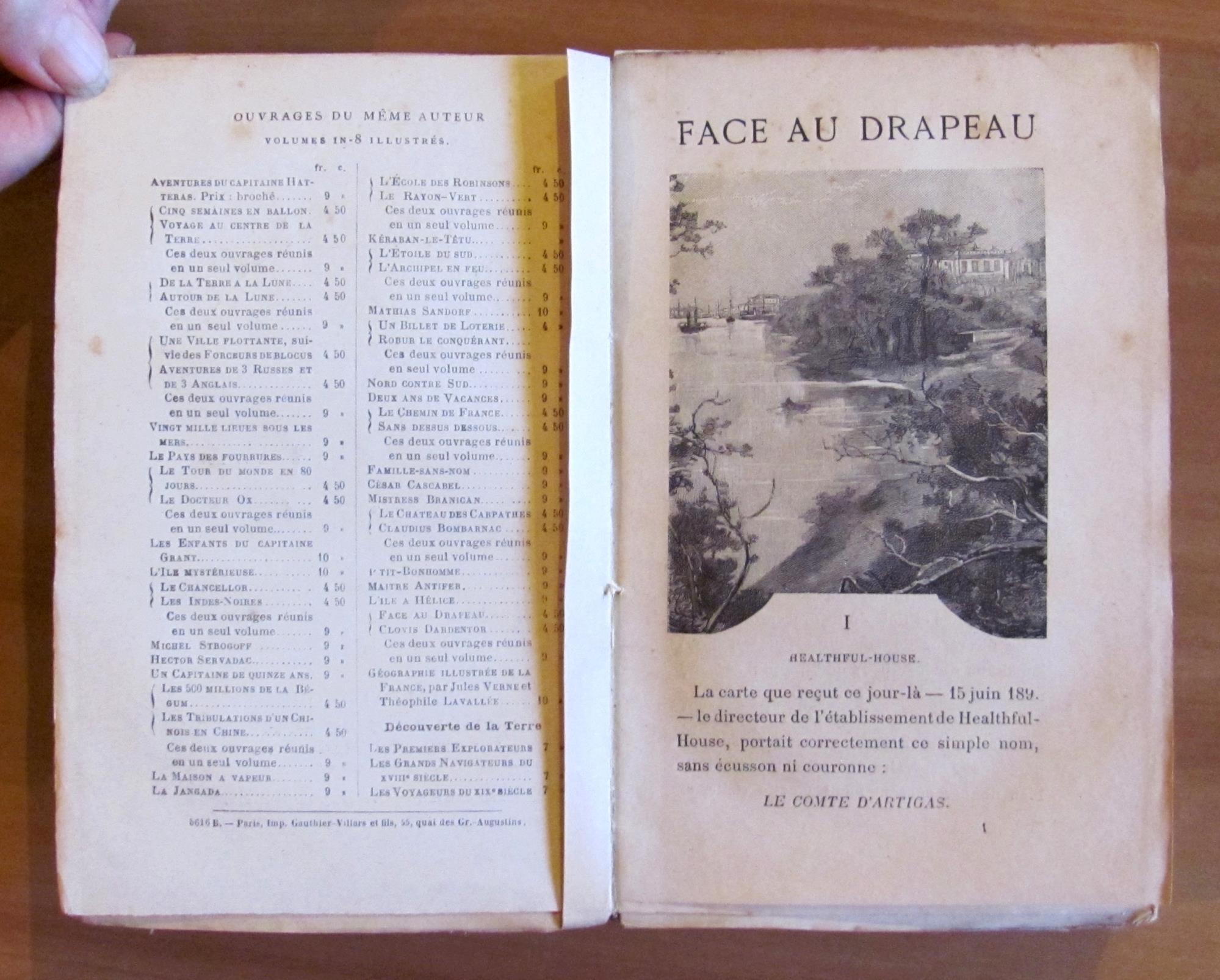 Les Voyages Extraordinaires - FACE AU DRAPEAU, 1916 - ill. BENETT