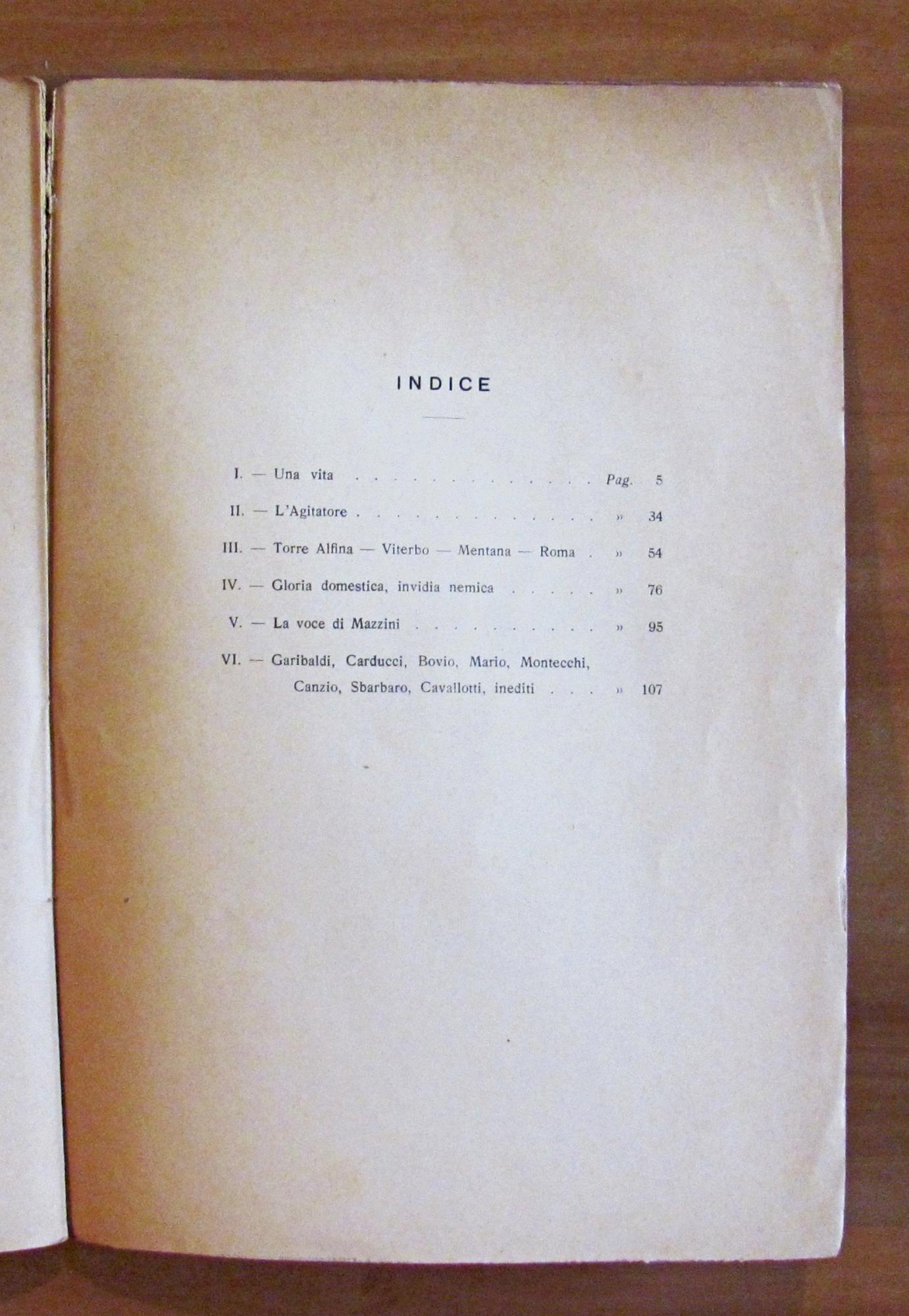 NAPOLEONE PARBONI - Con documenti e autografi inediti di MAZZINI, BOVIO, CARDUCCI, MARIO, SAFFI, MONTECCHI ecc. e 15 illustrazioni nel testo