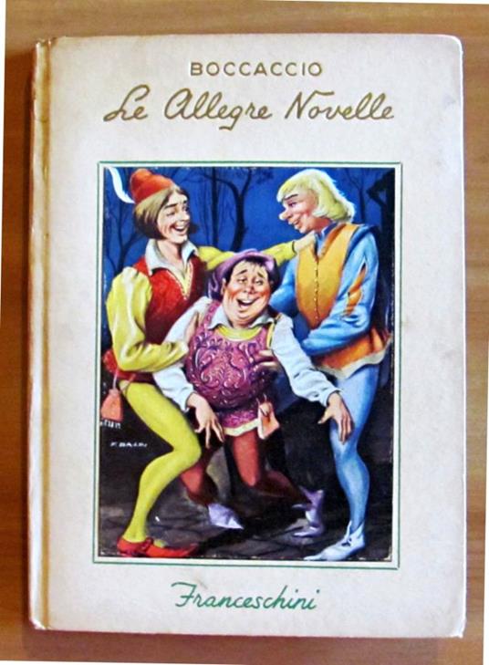 LE ALLEGRE NOVELLE - Collana Gemme - Giovanni Boccaccio - copertina
