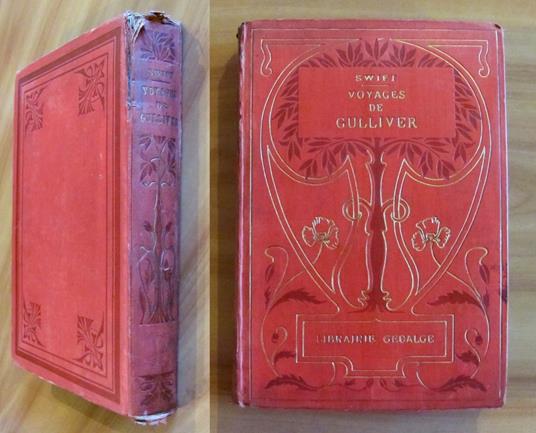 VOYAGES DE GULLIVER, 1923 - ill. KAUFFMANN - Jonathan Swift - copertina