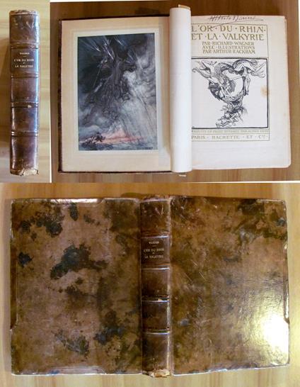 L' OR DU RHIN et LA VALKYRIE - Hachette, s.d. 1911 - ill. RACKHAM - copertina