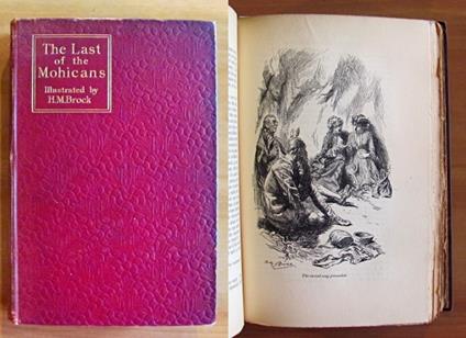 THE LAST OF THE MOHICANS - ill. H. M. Brock - J. Fenimore Cooper - copertina