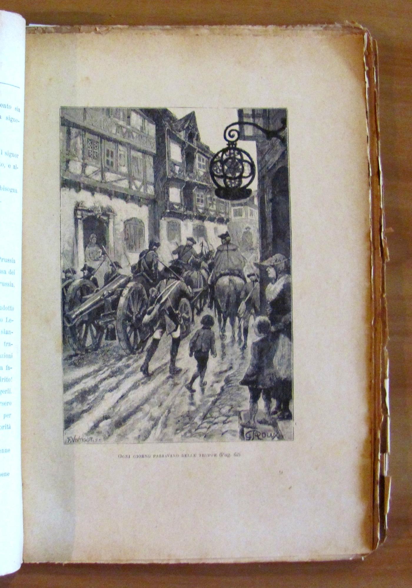 Viaggi Straordinari LA STRADA DI FRANCIA - GIBILTERRA - Brigola, 1889 - ill. ROUX