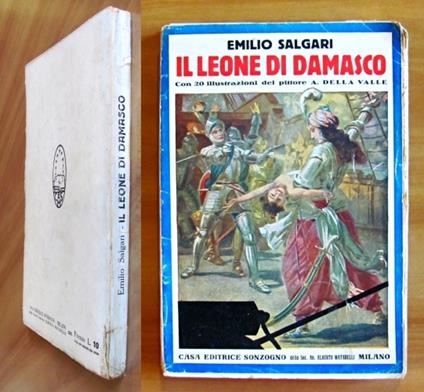 IL LEONE DI DAMASCO - ill. DELLA VALLE - Emilio Salgari - copertina