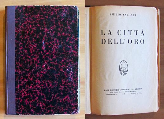 La Citta' Dell'Oro - Emilio Salgari - copertina