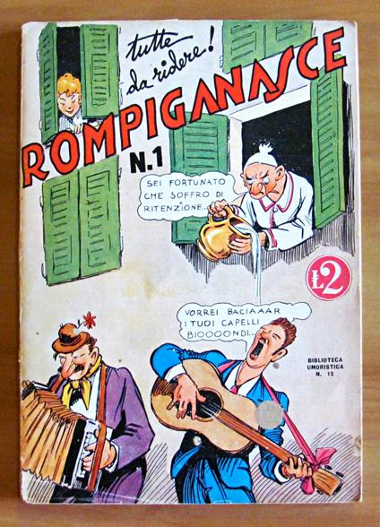 ROMPIGANASCE N.1 - Collana Biblioteca Umoristica N.12 - copertina