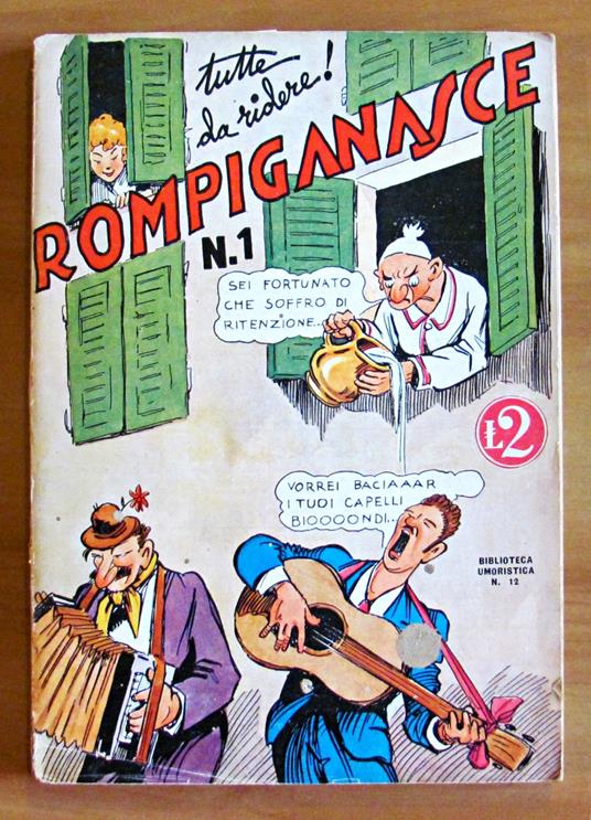 ROMPIGANASCE N.1 - Collana Biblioteca Umoristica N.12 - copertina