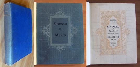 SINDBAD LE MARIN et d'autres Contes des Mille et Une Nuits, I ed, 1919 in Tirat. Limit. - ill. DULAC - Anonimo - copertina