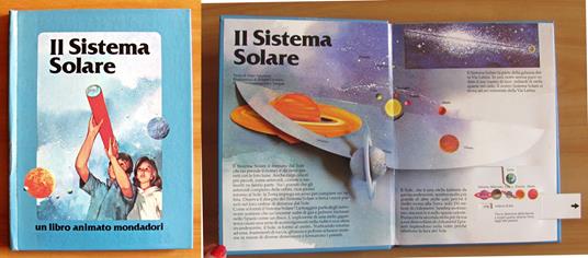 IL SISTEMA SOLARE - Collana Un Libro Animato Mondadori - Libro POP-UP - copertina