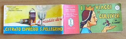 I VIAGGI DI GULLIVER - Coll Libri Celebri N.12 MAGNESIA SAN PELLEGRINO - Jonathan Swift - copertina