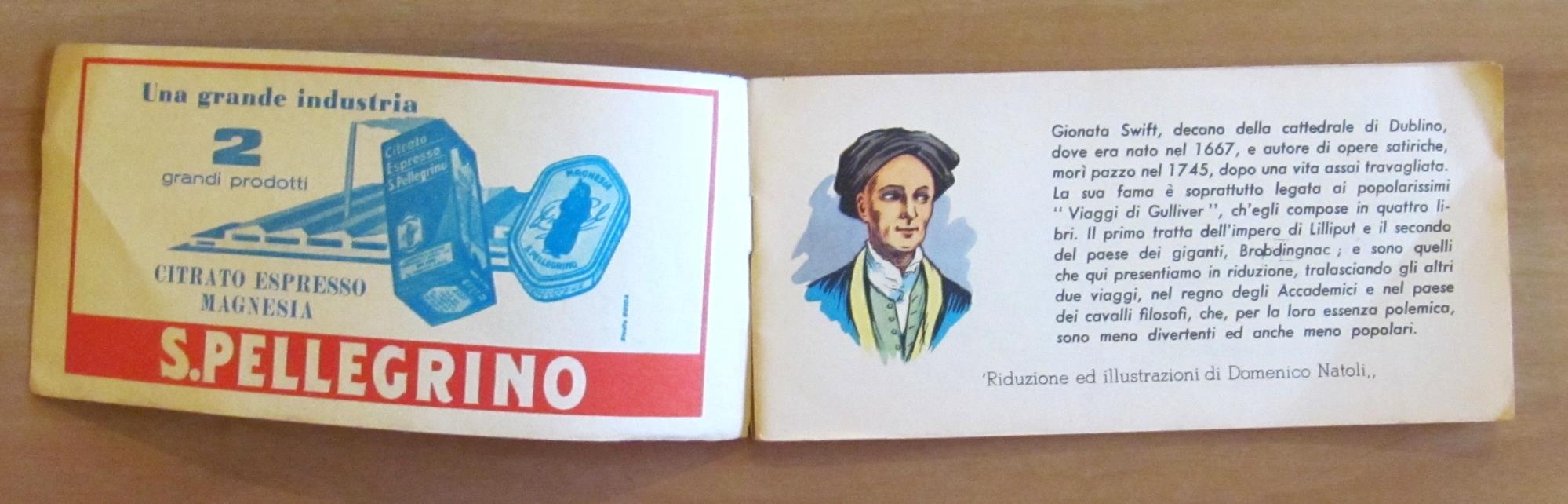 I VIAGGI DI GULLIVER - Coll Libri Celebri N.12 MAGNESIA SAN PELLEGRINO