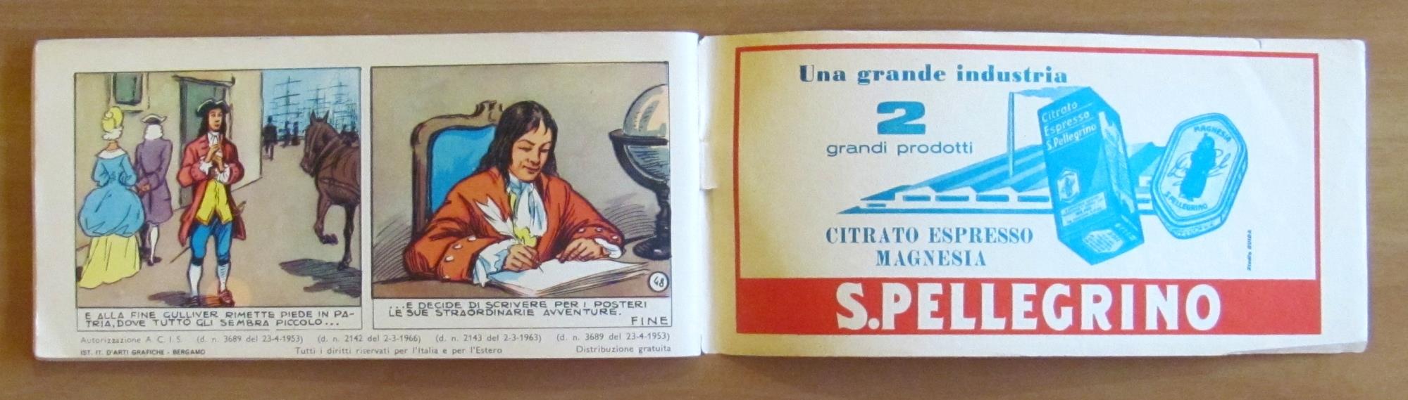 I VIAGGI DI GULLIVER - Coll Libri Celebri N.12 MAGNESIA SAN PELLEGRINO