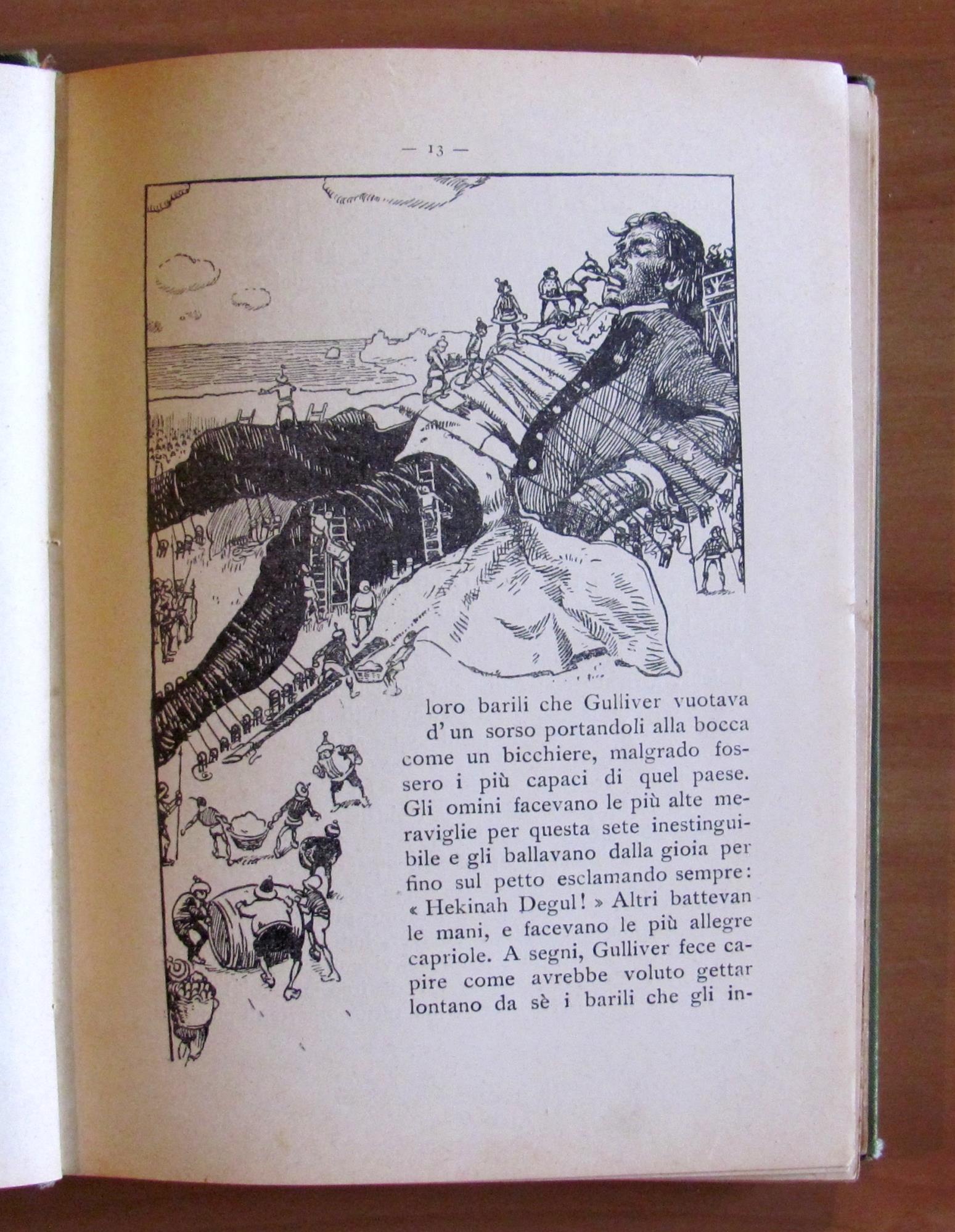 VIAGGI DI GULLIVER al paese dei Giganti e dei Nani e nell'Isola Natante