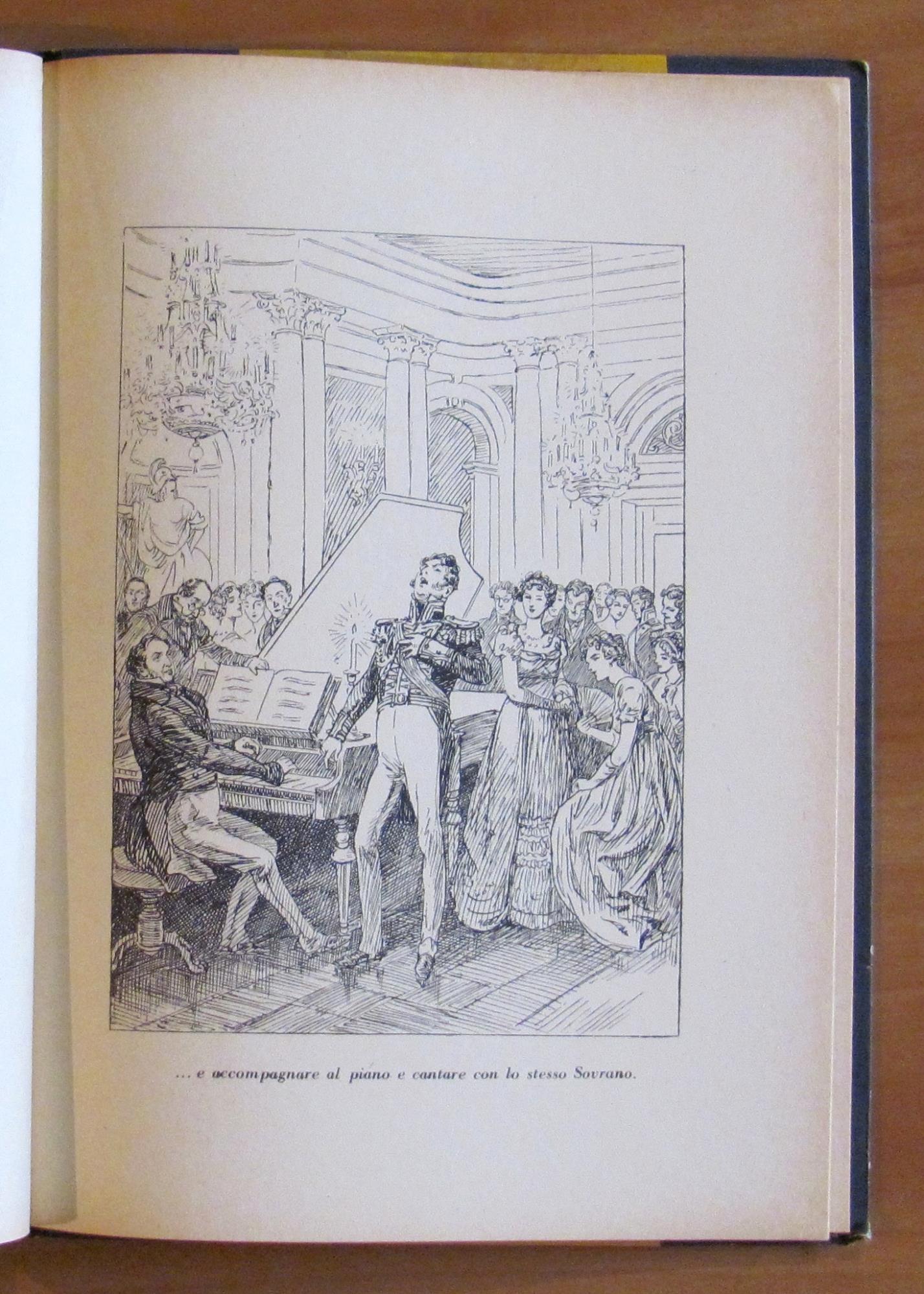 VITA DI ROSSINI - Le vite dei grandi italiani narrate ai giovinetti d'Italia - ill. GUSTAVINO