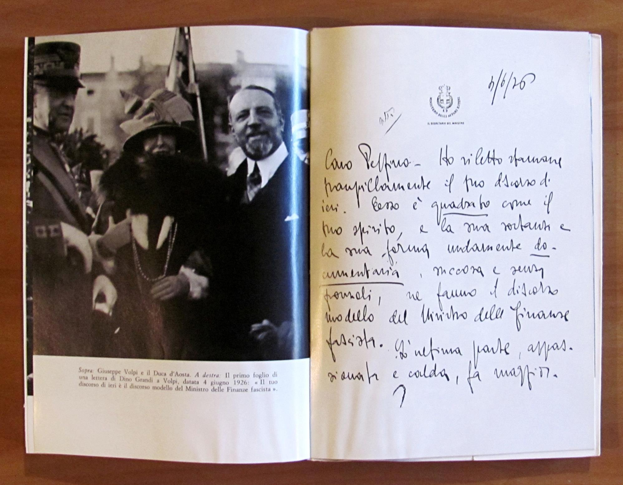 L' ULTIMO DOGE - Vita di Giuseppe Volpi di Misurata - Collana Il Nostro Tempo Vol. 16