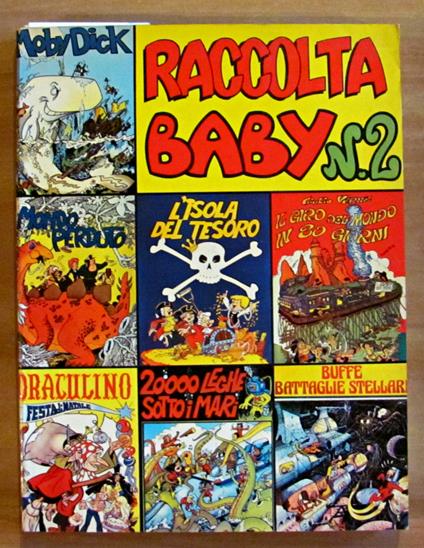 RACCOLTA BABY N.2 - Collana Cesarino - 20000 Leghe sotto i mari, Il giro del mondo in 80 giorni Draculino - Jules Verne - copertina