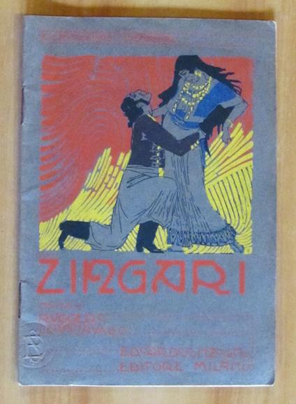 ZINGARI - Due episodi dal poema di Puskin - copertina