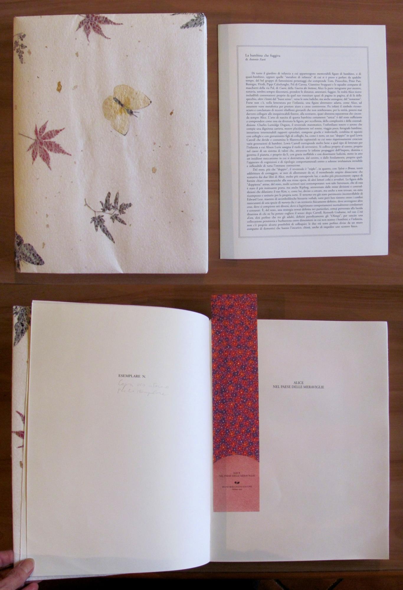 ALICE NEL PAESE DELLE MERAVIGLIE, 1993 in 5 Esemplari - ill. FRAVEGA