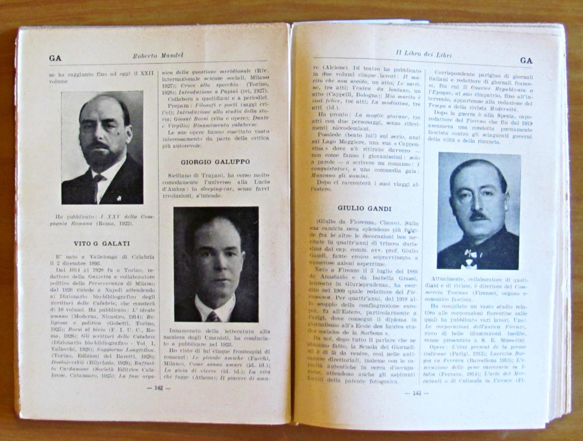 IL LIBRO DEI LIBRI, I ed. 1930 con Foto