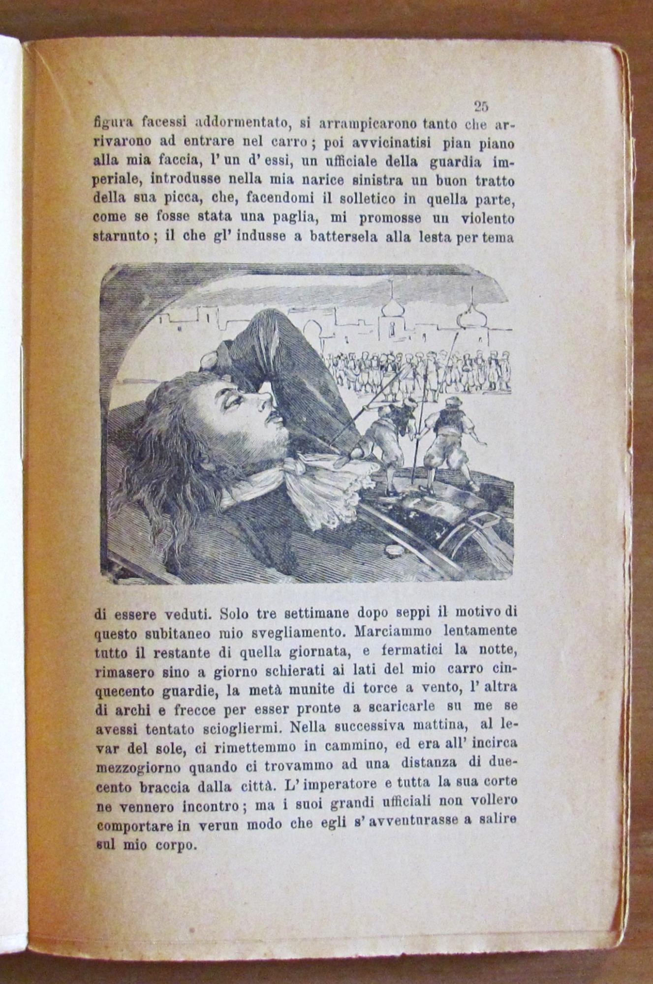VIAGGI DI GULLIVER - Bibl. Salani Illustrata, I ed. 1913 - ill. BONGINI