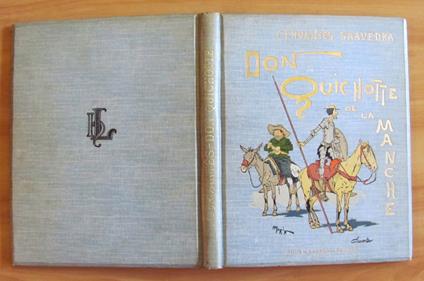 DON QUICHOTTE DE LA MANCHE, 1925 - ill. Henri MORIN - copertina