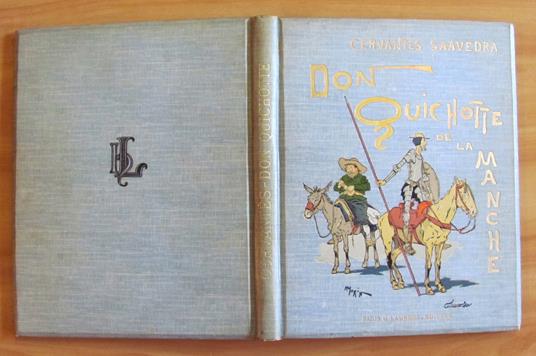 DON QUICHOTTE DE LA MANCHE, 1925 - ill. Henri MORIN - copertina