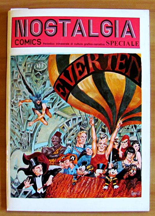 NOSTALGIA COMICS SPECIALE - EVER TEN - Dic. 1984 - Dedica AUTOGRAFA del curatore - copertina