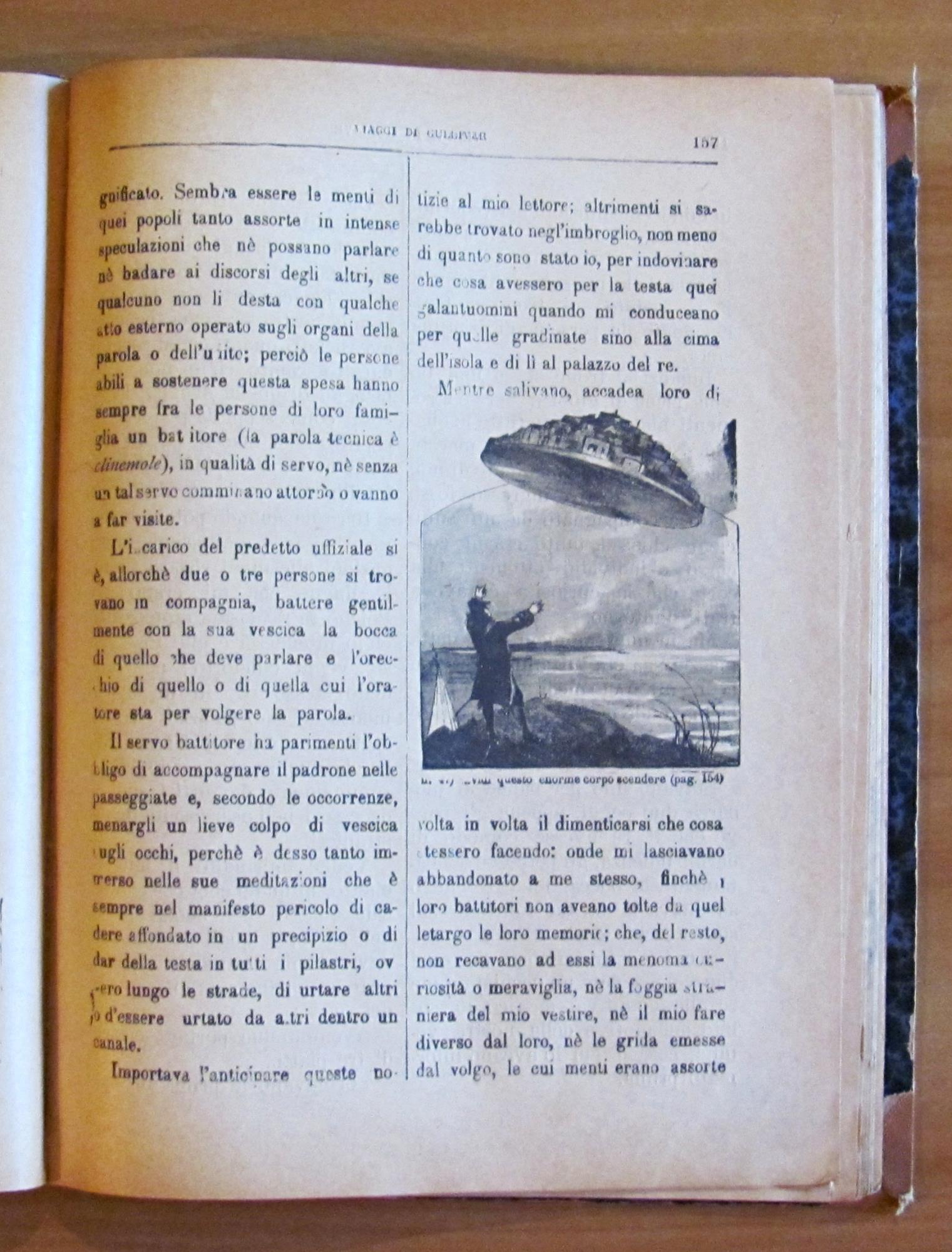 VIAGGI DI GULLIVER - Collana Biblioteca Fantastica Illustrata - ill. DE' BINI