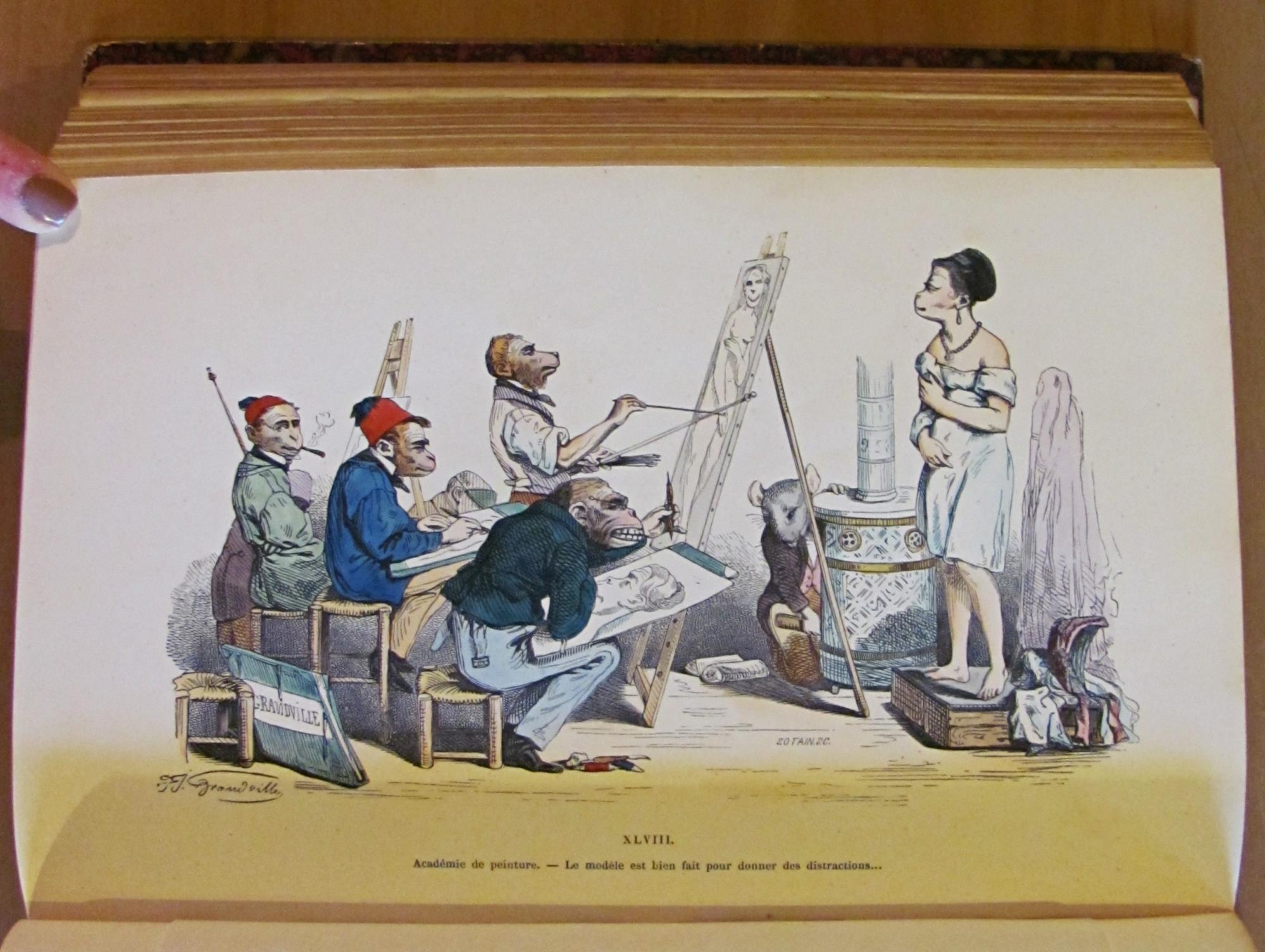 LES METAMORPHOSES DU JOUR par GRANDVILLE, 1869