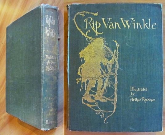 RIP VAN WINKLE, II ed. 1905 - ill. RACKHAM - Irving Washington - copertina