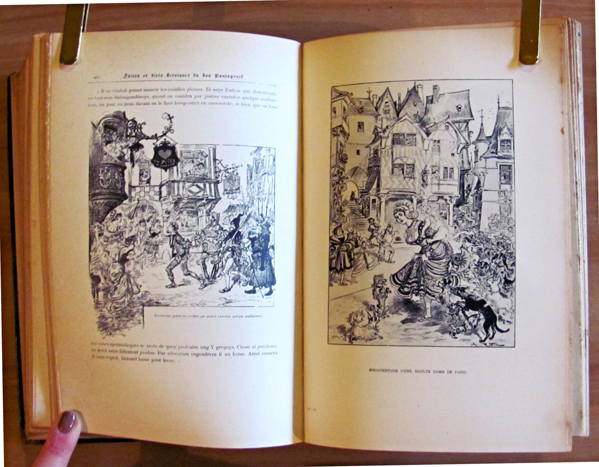 OEUVRES DE RABELAIS illustrees par ROBIDA - Opera Completa in 2 Tomi