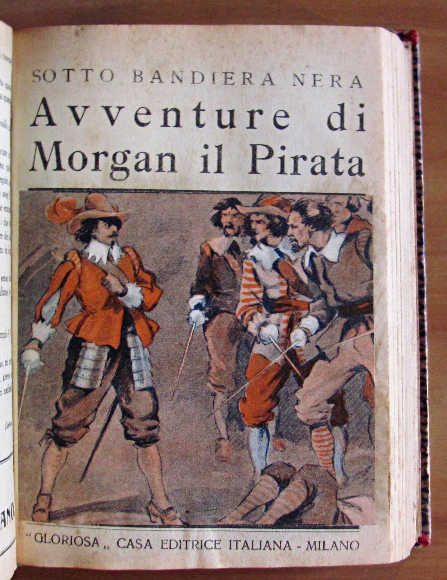 Sotto bandiera Nera AVVENTURE DI MORGAN IL PIRATA - Collezione Completa in 62 fascicoli