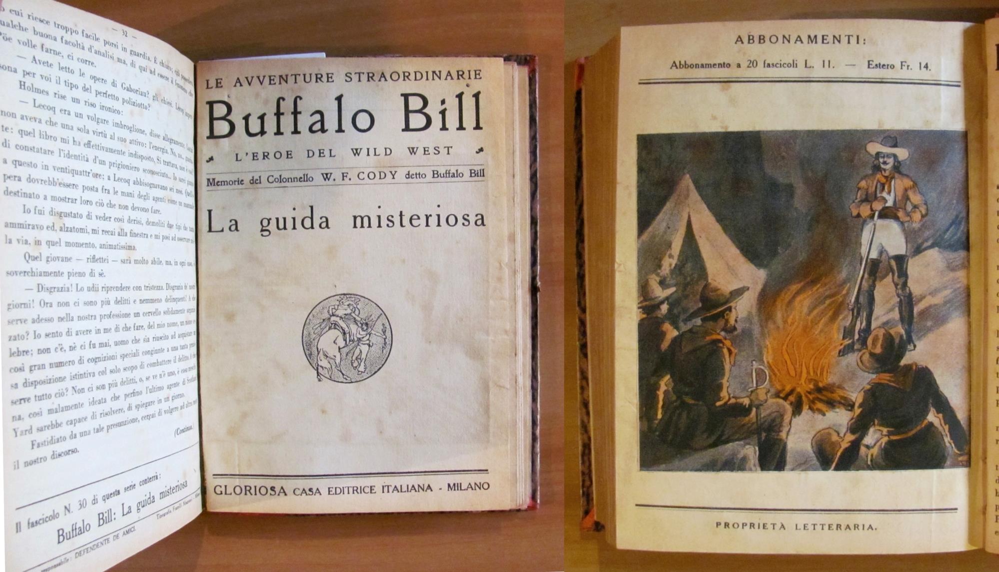 BUFFALO BILL L'Eroe del Wild West - Raccolta Completa 1/30, 1922