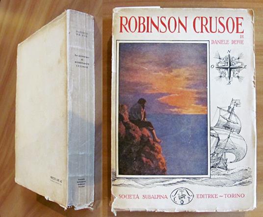 ROBINSON CRUSOE, I ed. Intergale 1940 - Intonso - Daniel Defoe - copertina