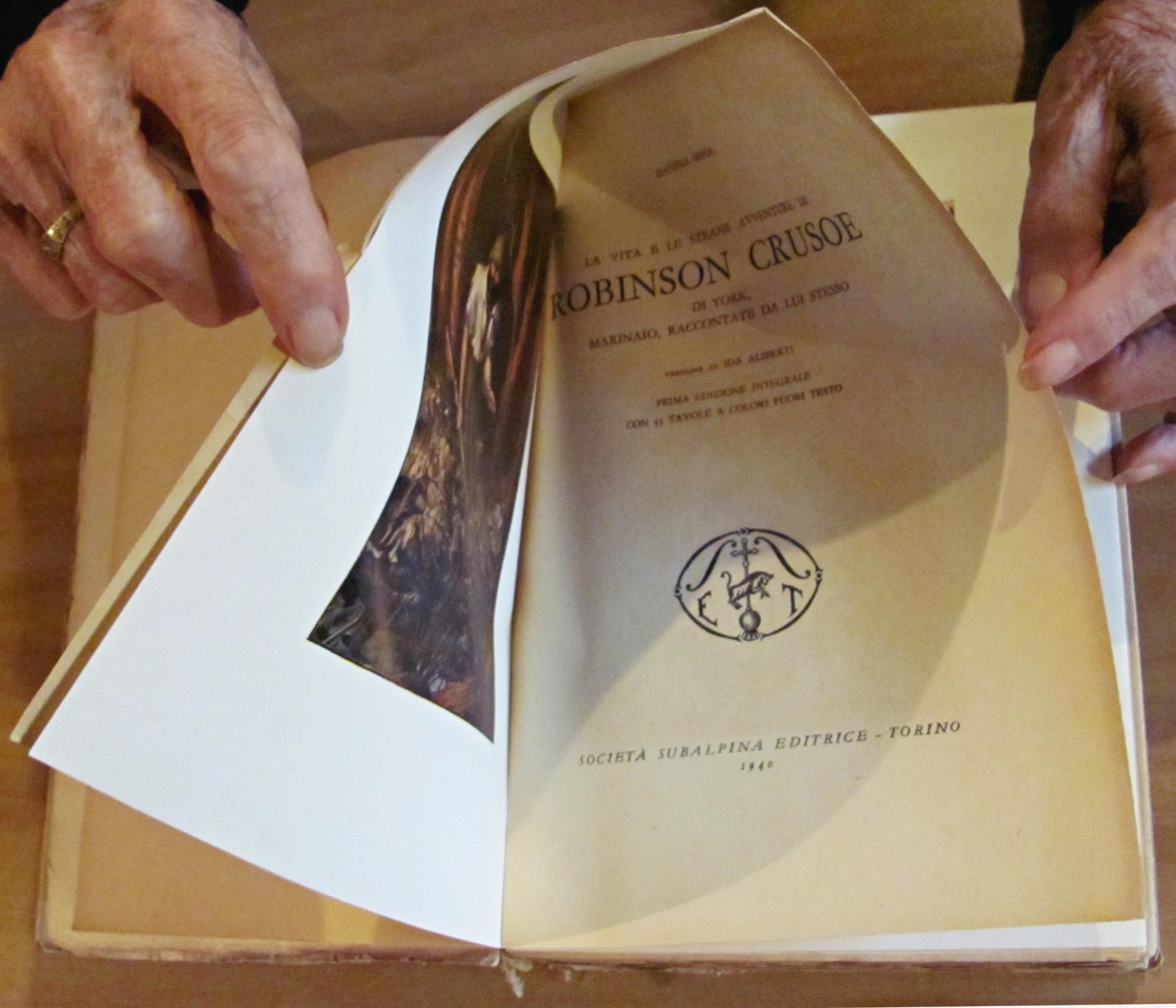 ROBINSON CRUSOE, I ed. Intergale 1940 - Intonso