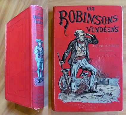 LES ROBINSONS VENDEENS - Coll. Librairie d'Education de la Jeunesse - ill. GROBET - copertina