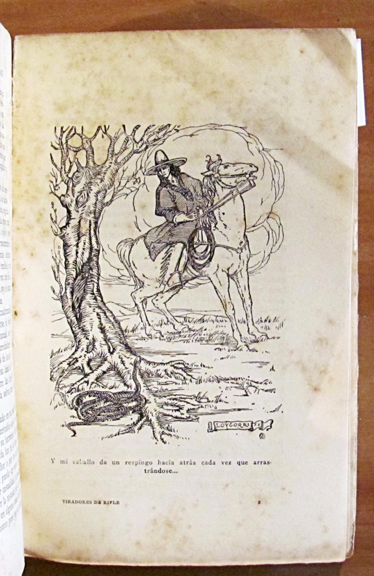 LOS TIRADORES DE RIFLE o Aventuras en el Sur del Mejico, I ed. 1920