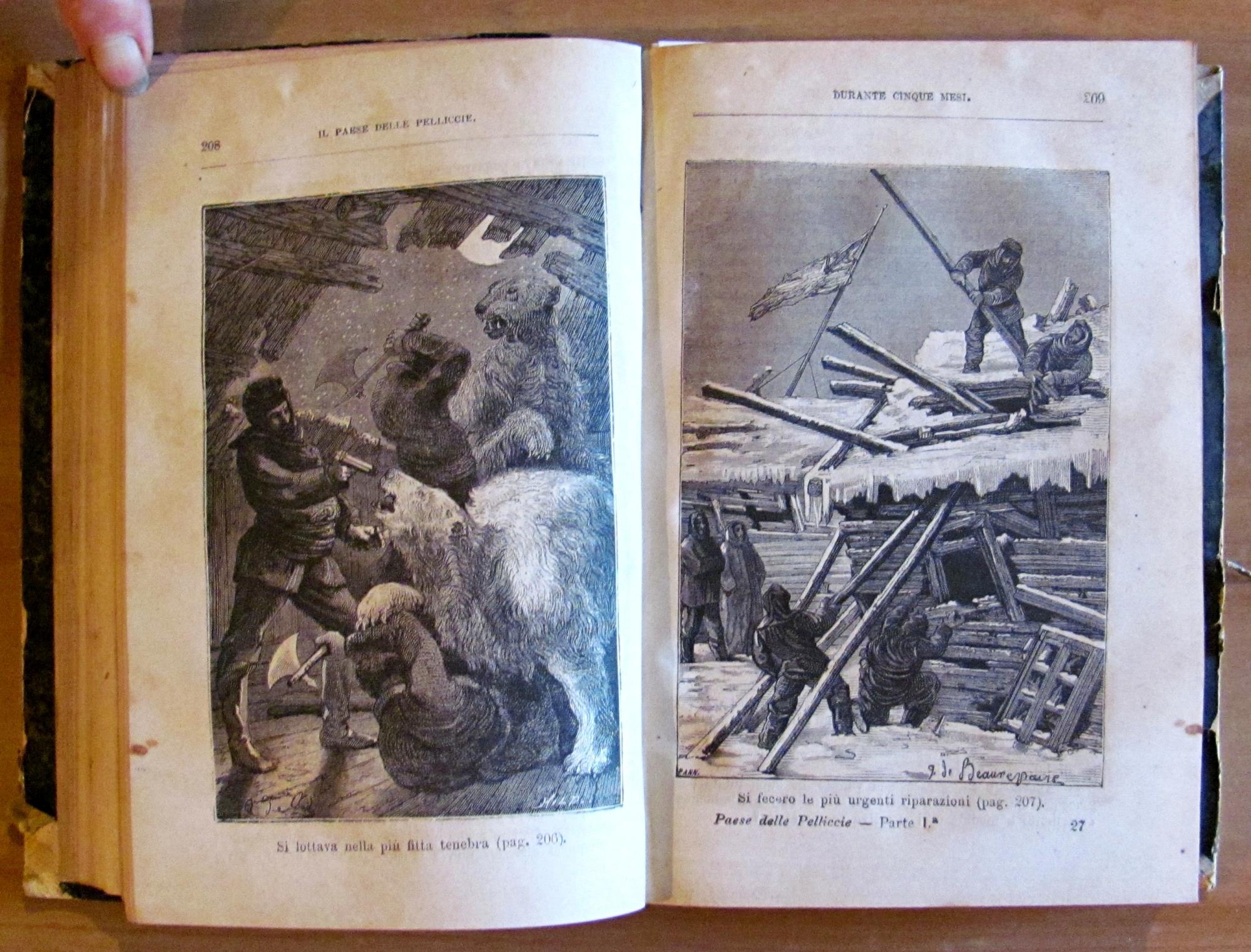 IL PAESE DELLE PELLICCIE, 1876 - Parte I e II - Completo - illustrato