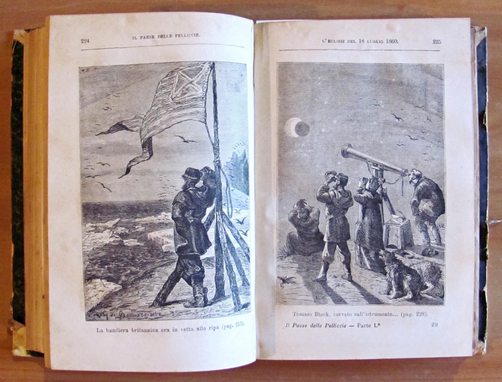 IL PAESE DELLE PELLICCIE, 1876 - Parte I e II - Completo - illustrato