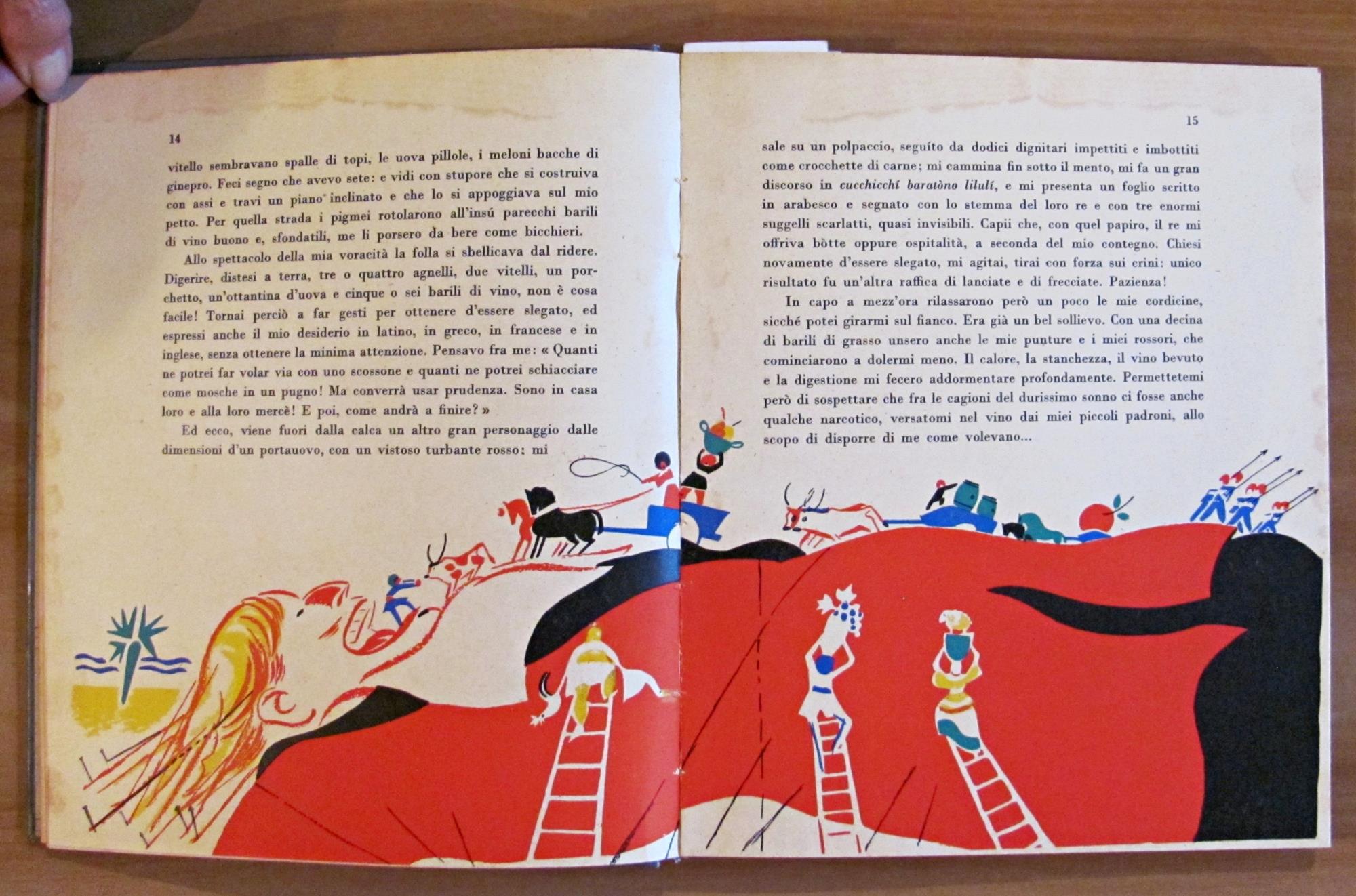 I VIAGGI DI GULLIVER - Coll. La Scala d'Oro, I edizione, 1938 - ill. MATELDI