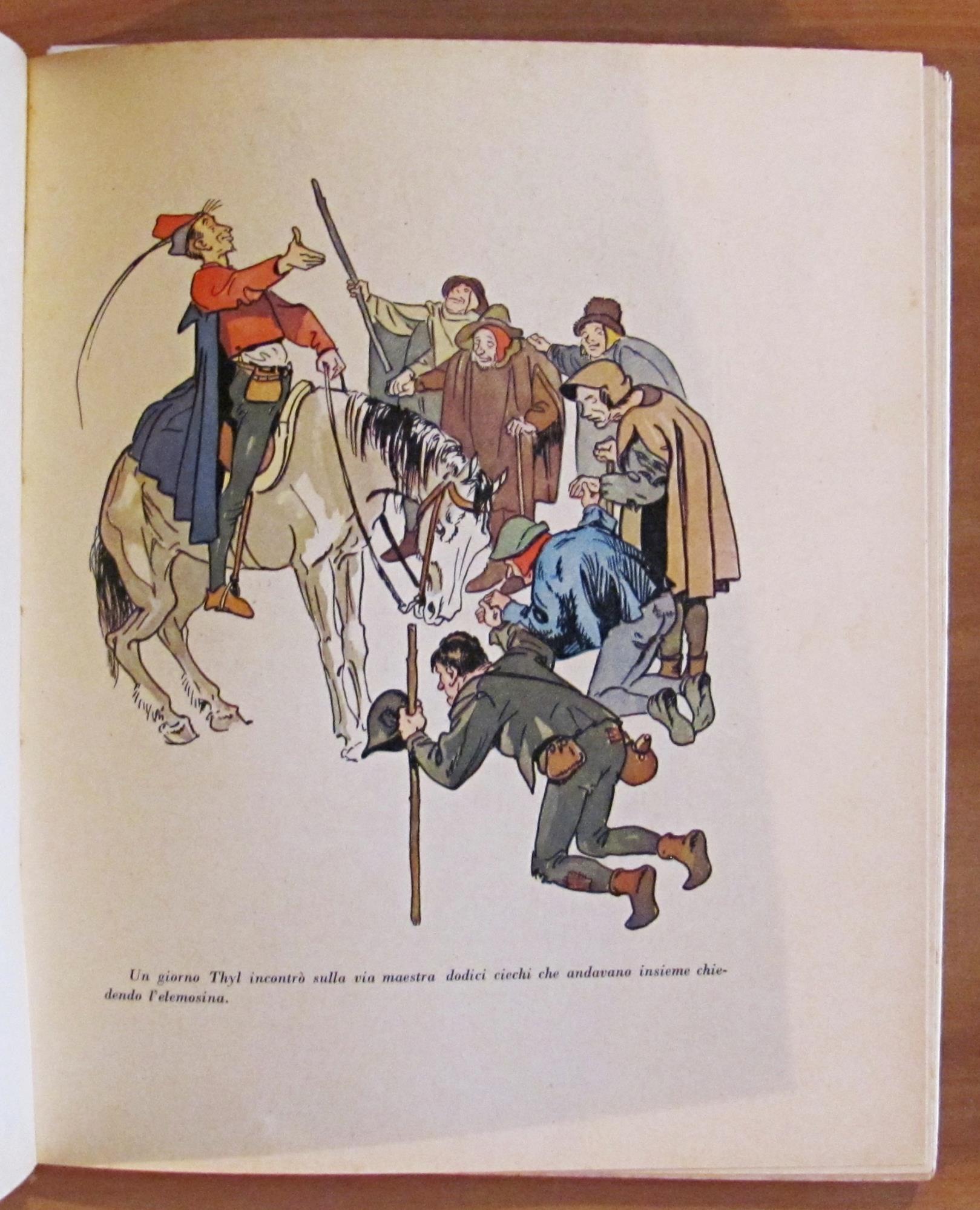 LE GAIE AVVENTURE DI THYL ULKENSPIEGEL - Coll. La Scala d'Oro, 1938 - ill. GUSTAVINO