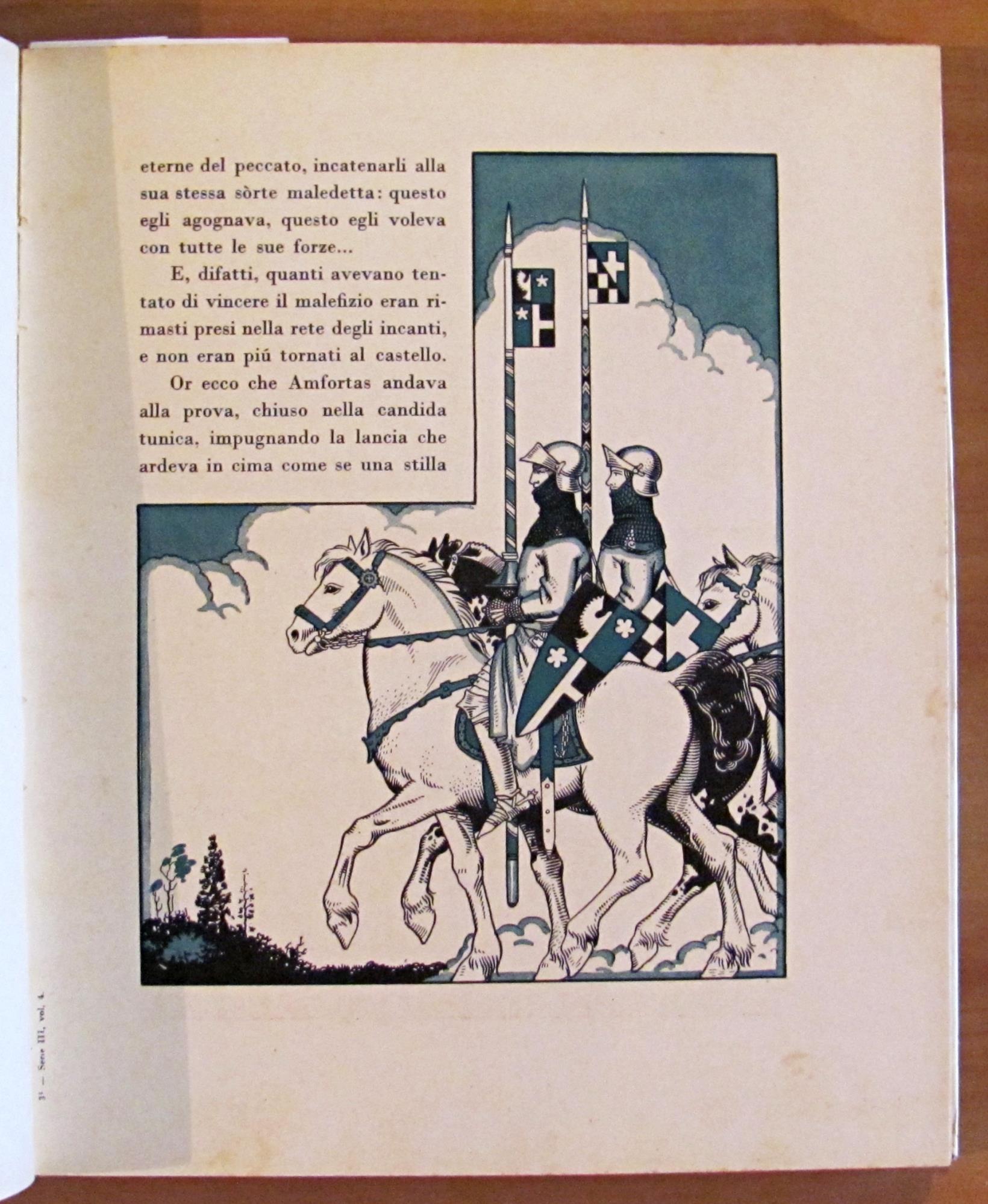 LE LEGGENDE DEL GRAL - Coll. La Scala d'Oro, 1938 - ill. NICOULINE