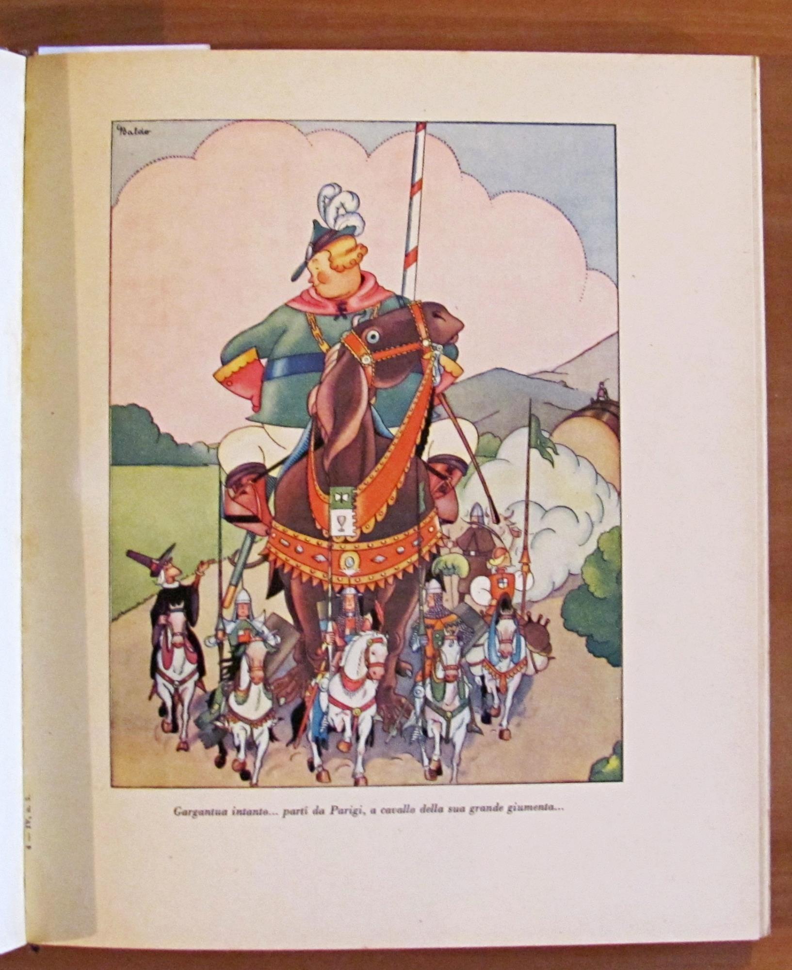 GARGANTUA E PANTAGRUEL - Coll. La Scala d'Oro, I ed. 1935 - ill. BALDO