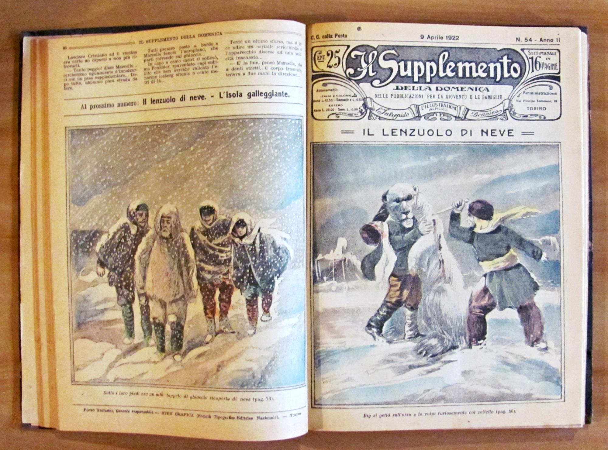 IL SUPPLEMENTO DELLA DOMENICA, 1922 - Anno II dal N.49 al N.70