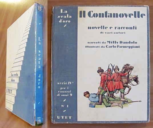 IL CONTANOVELLE - Coll. La Scala d'Oro, 1935 - ill. PARMEGGIANI - Milly Dandolo - copertina