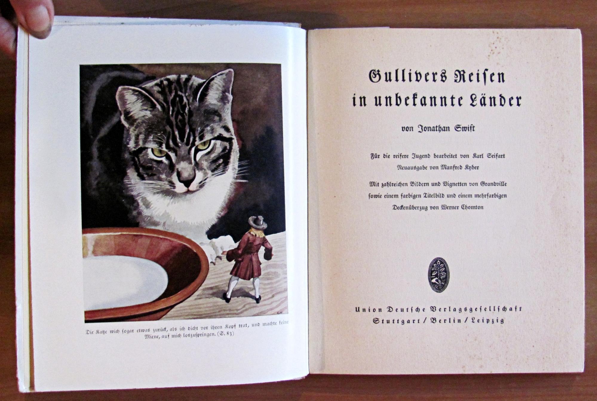 GULLIVERS REISEN IN UBEKANNTE LANDER, anni '20 - ill. GRANDVILLE