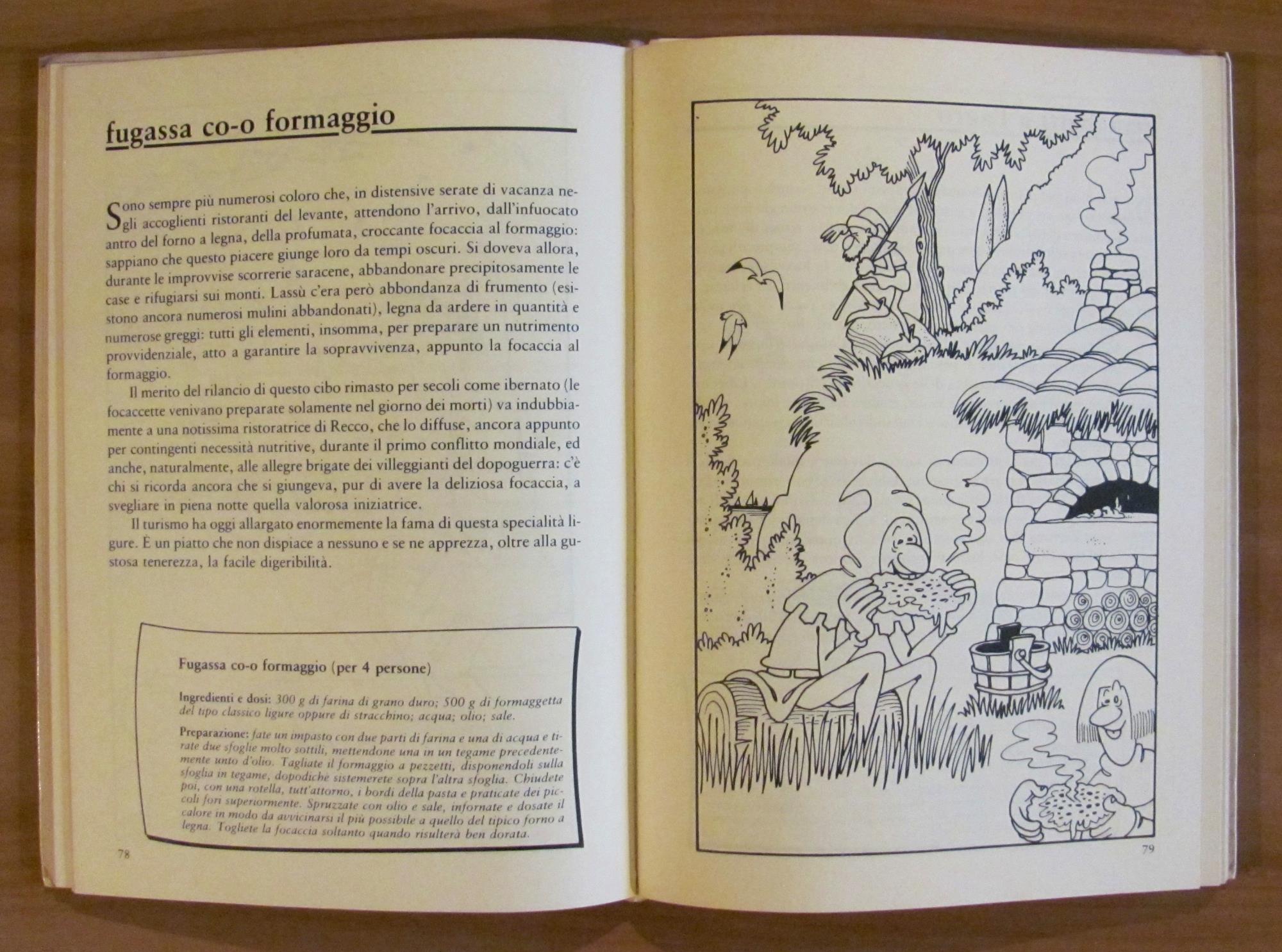 MANDILLI DE SAEA - Cento piatti e la loro storia illustrata - Cucina ligure di tutti - ill. MARCIANTE