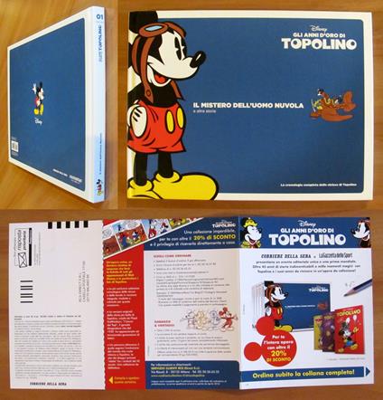 GLI ANNI D'ORO DI TOPOLINO N. 1 - Il Mistero dell'Uomo Nuvola - copertina